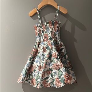 Janie and Jack Floral Smocked Dress - Multicolor